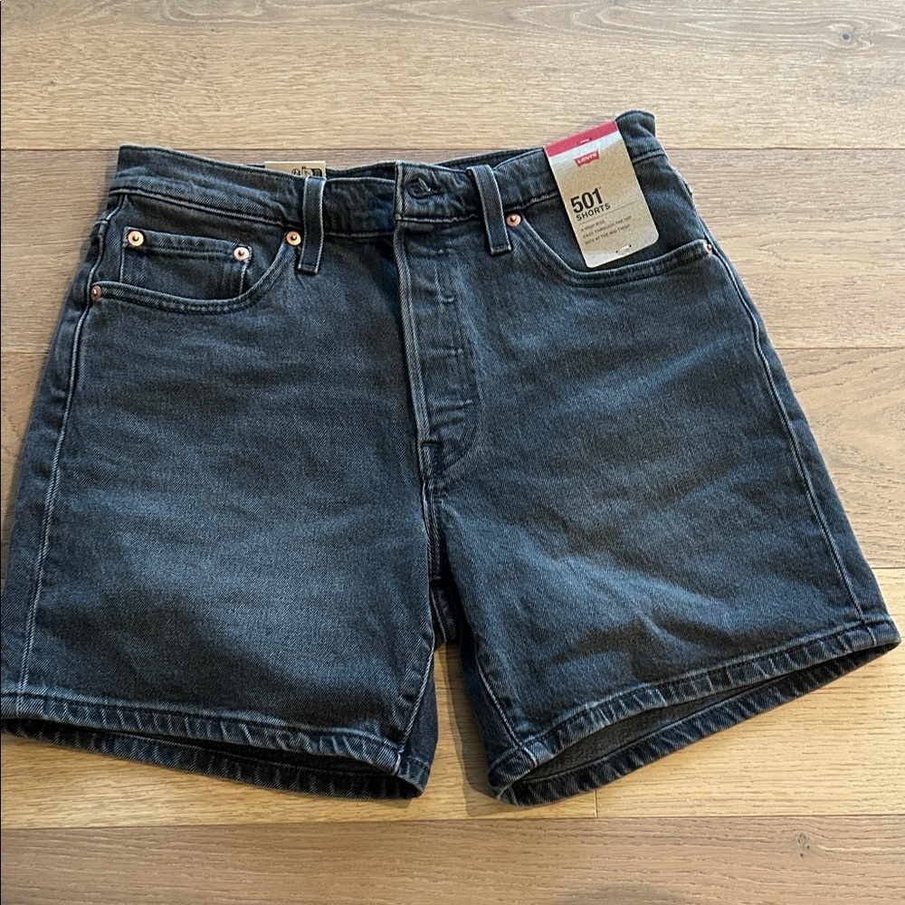 Levi's women’s Dark Gray Jean Shorts